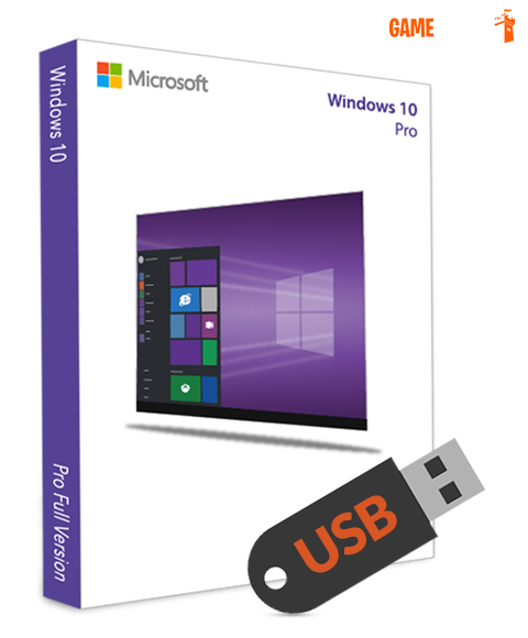 typisk fjerne kuffert Windows 10 32/64 Professionel med USB – GameCastle